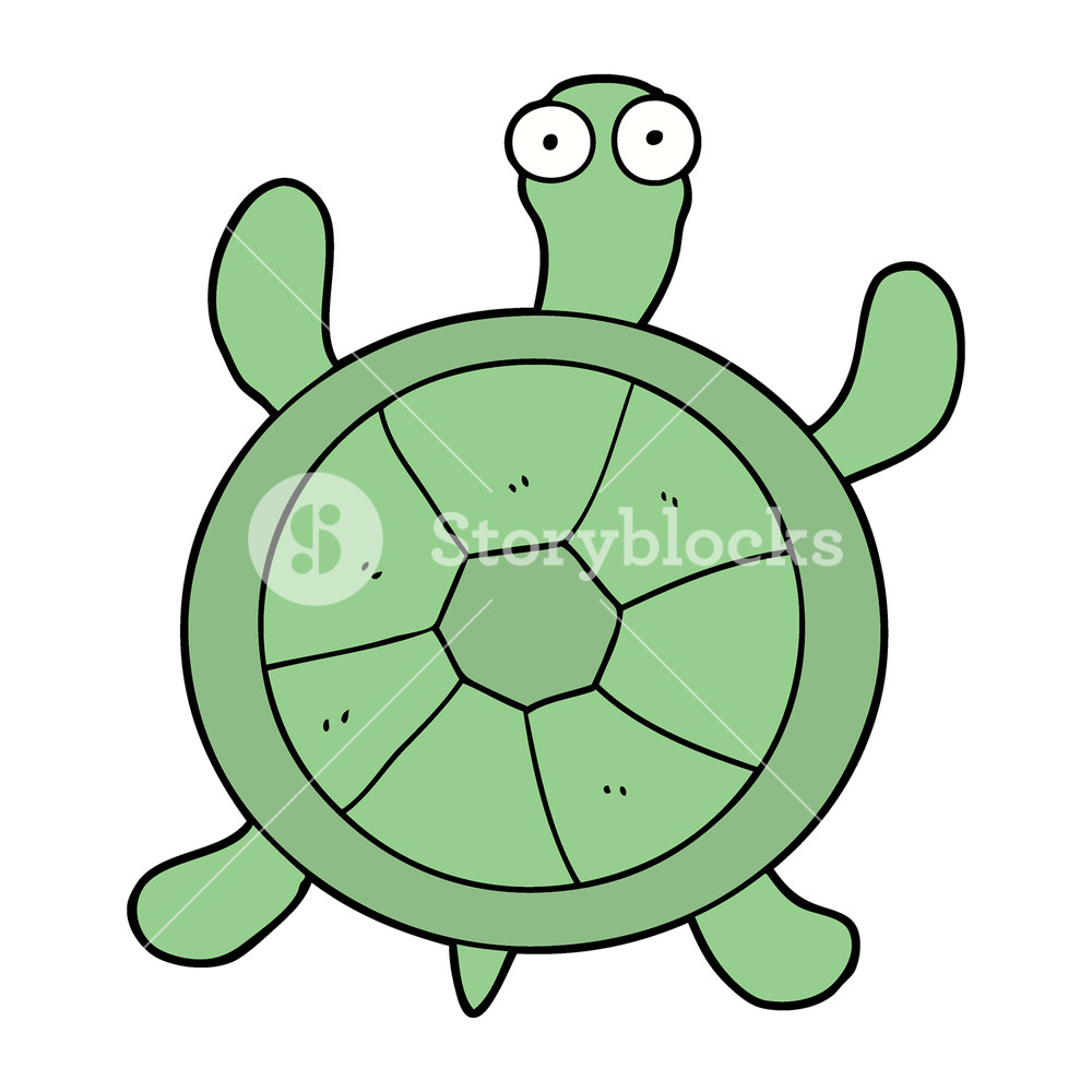 1000x1000 Cartoon Turtle Royalty Free Stock Image