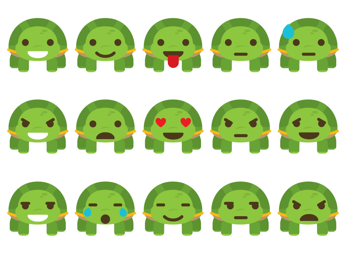 1312x980 Cartoon Turtles Emoticon Vectors Vector Art Amp Graphics
