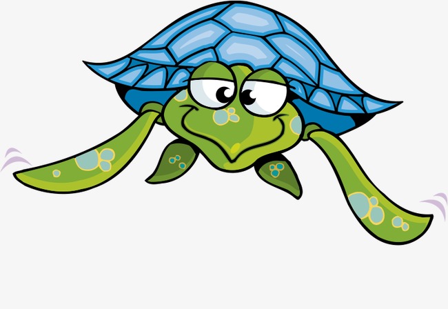 650x448 Blue Cartoon Tortoise Turtle, Cartoon, Tortoise, Blue Turtles Png