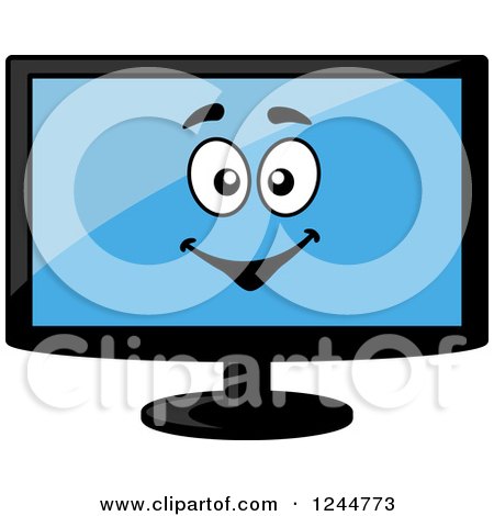 450x470 Tv Clipart Happy