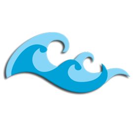 270x270 Best Wave Clipart Ideas Doodle Borders, Leaves