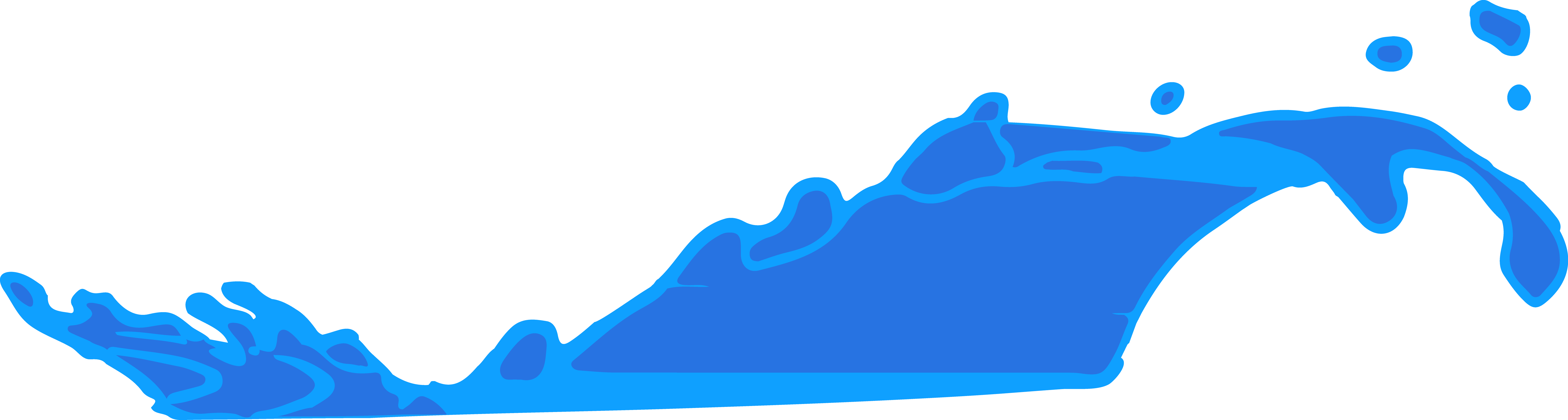 7052x1889 Best Wave Clipart