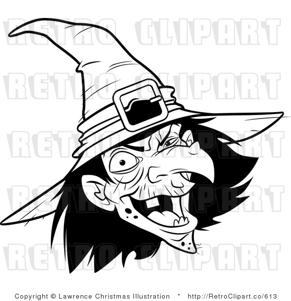 600x620 Witch Clipart Witch Face