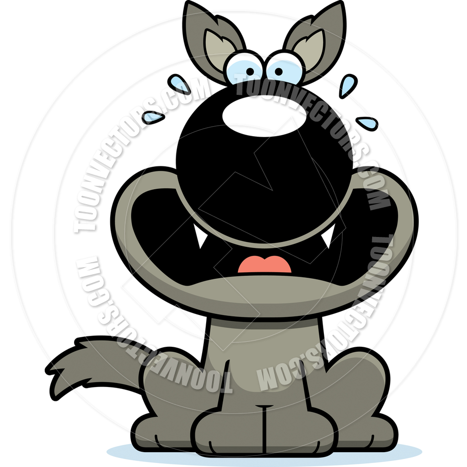 940x940 Wolf Clipart Scared