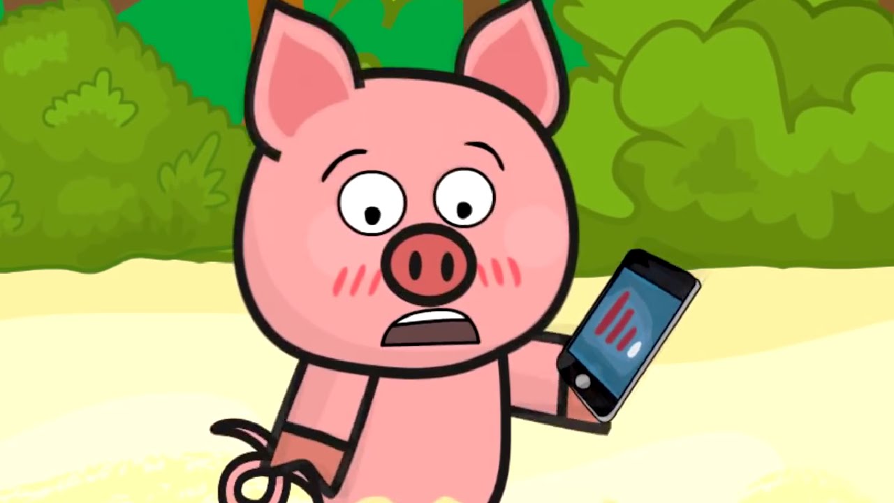 1280x720 Cartoons Animals For Children. Funny Animals Pig, Elephant, Cat