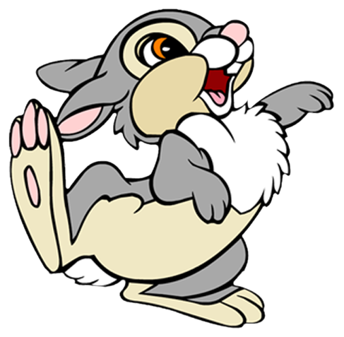 487x477 Bunny Png Cartoon Free Clipart Disney Bambi Bunny