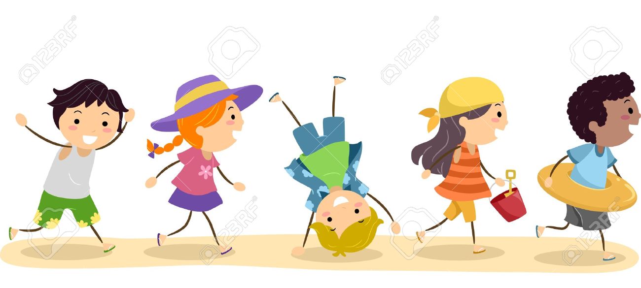 1300x585 Child Clipart The Beach