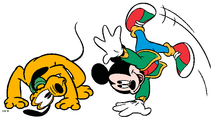 672x383 Mickey, Minnie And Pluto Clip Art Disney Clip Art Galore