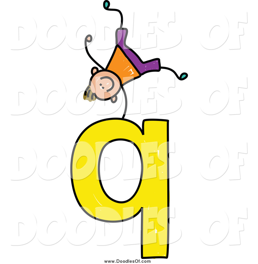 1024x1044 Vector Clipart Of Doodled Happy White Boy Doing Cartwheel On