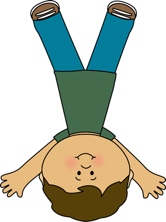 338x450 Boy Doing Carthweel Clip Art