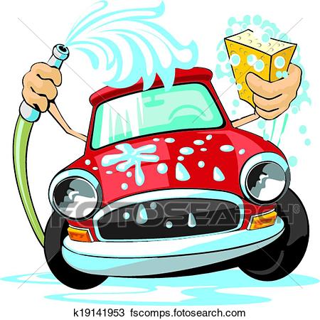 450x450 Clipart Of Car Wash Sign K19141953