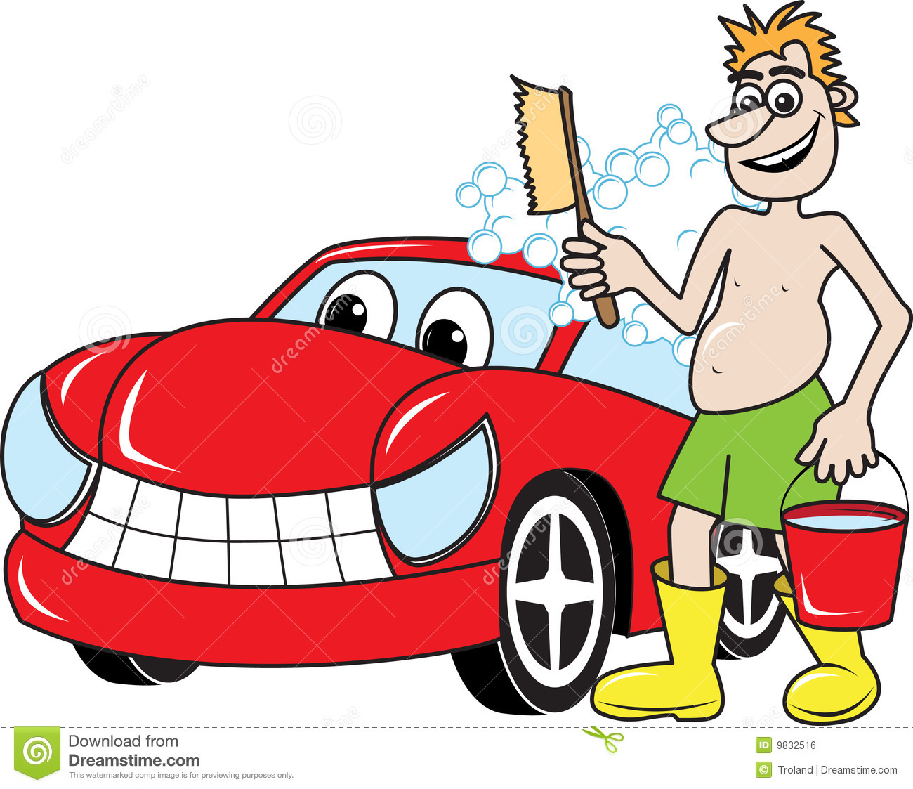 1300x1123 People Clipart Washing Car