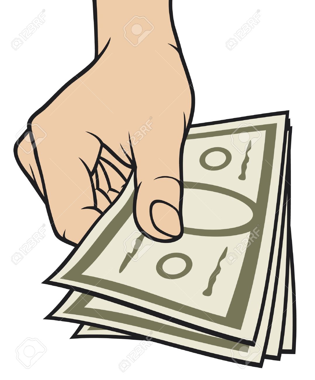 1078x1300 Hand Clipart Money