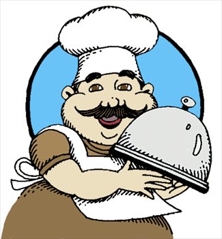 325x350 Free Chef Color Clipart