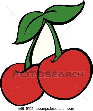 391x470 Clipart Of Casino Slot Machine Style Cherries K6919225