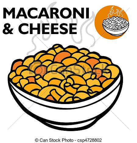 450x470 Drawn Macaroni Clipart