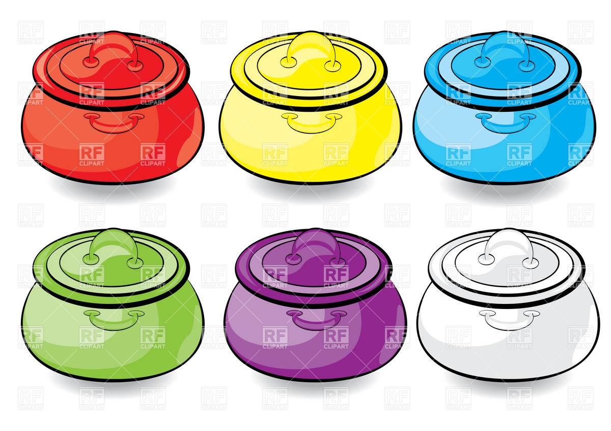 1200x848 Cartoon Stew Pan With Lid Royalty Free Vector Clip Art Image