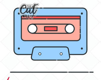 340x270 Cassette Tape Svg Etsy