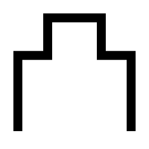 300x300 Japanese Map Symbol Castle Clip Art