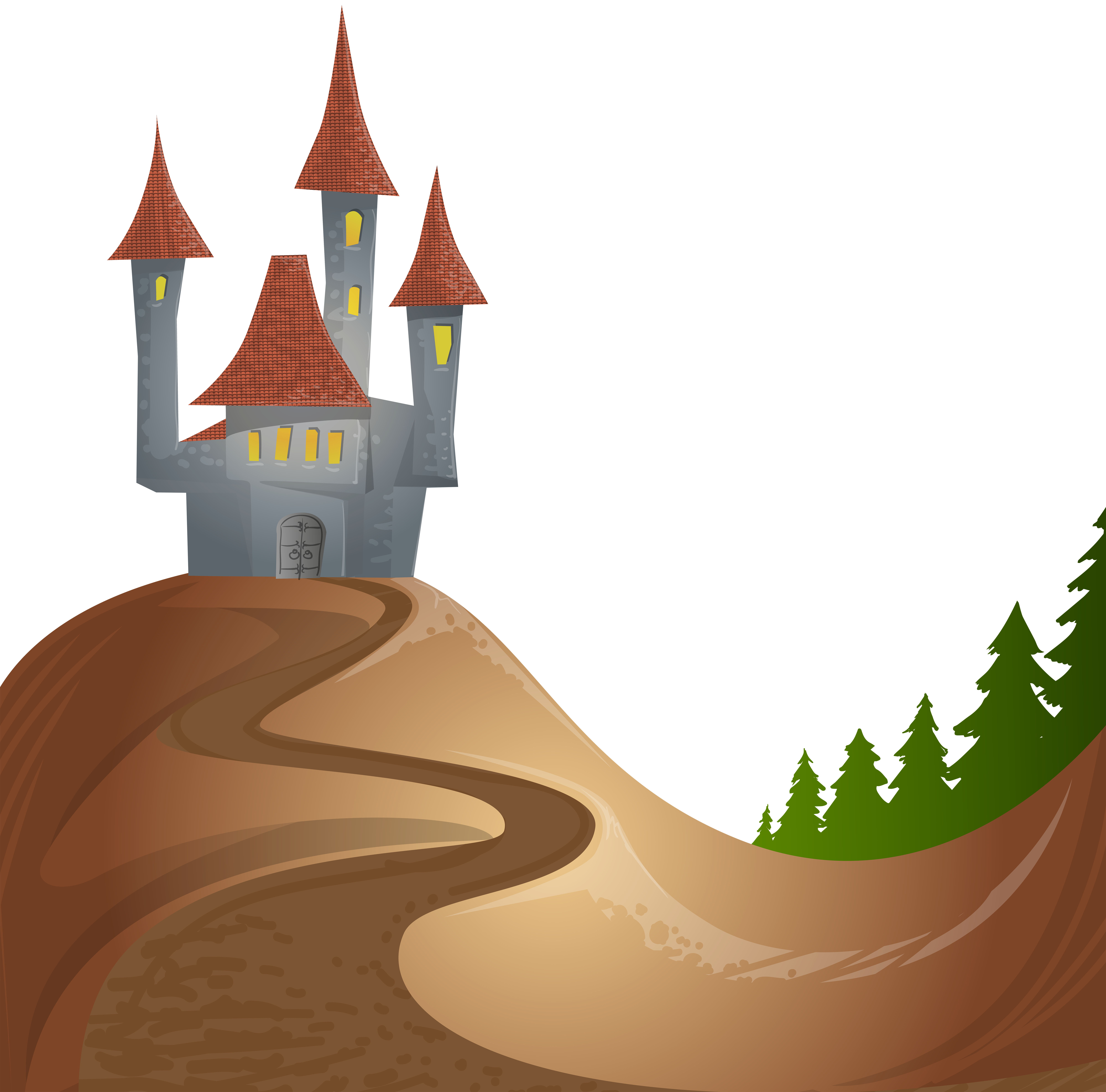 8000x7896 Castle On Hill Free Png Clip Art Imageu200b Gallery Yopriceville