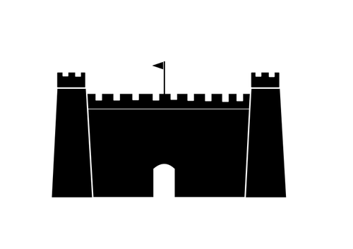 500x353 Castle Silhouette Public Domain Vectors