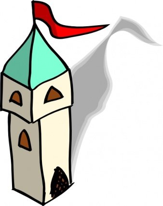 338x425 Castle Clip Art, Vector Castle