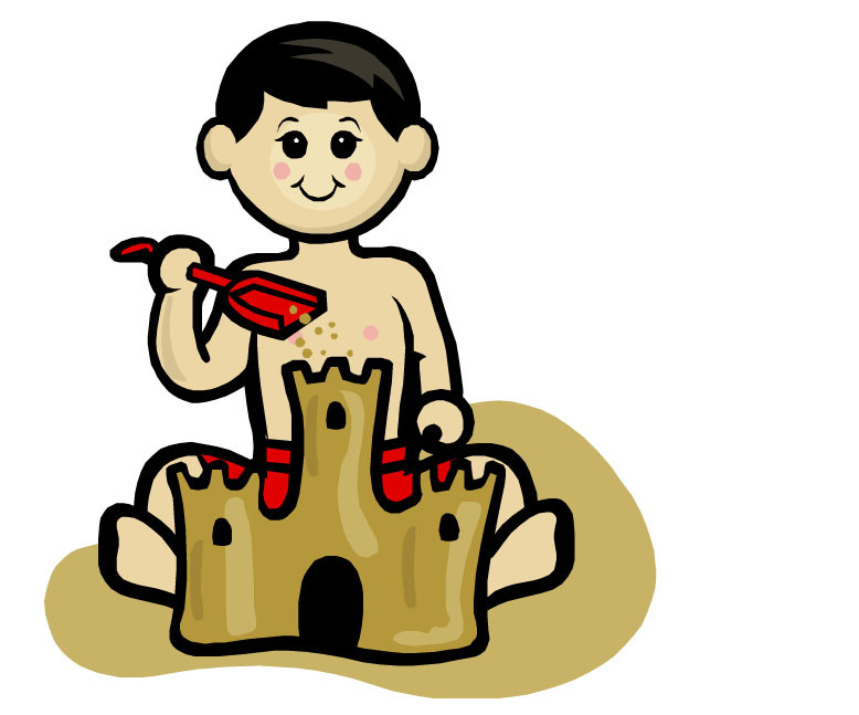 778x647 Sand Castle Clip Art Building Sandcastles Clipart 4