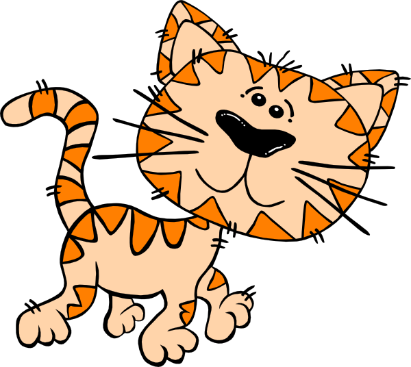 600x536 Free Kitten Clipart Image