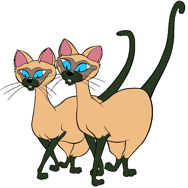 600x601 Siamese Cat Clipart Animated