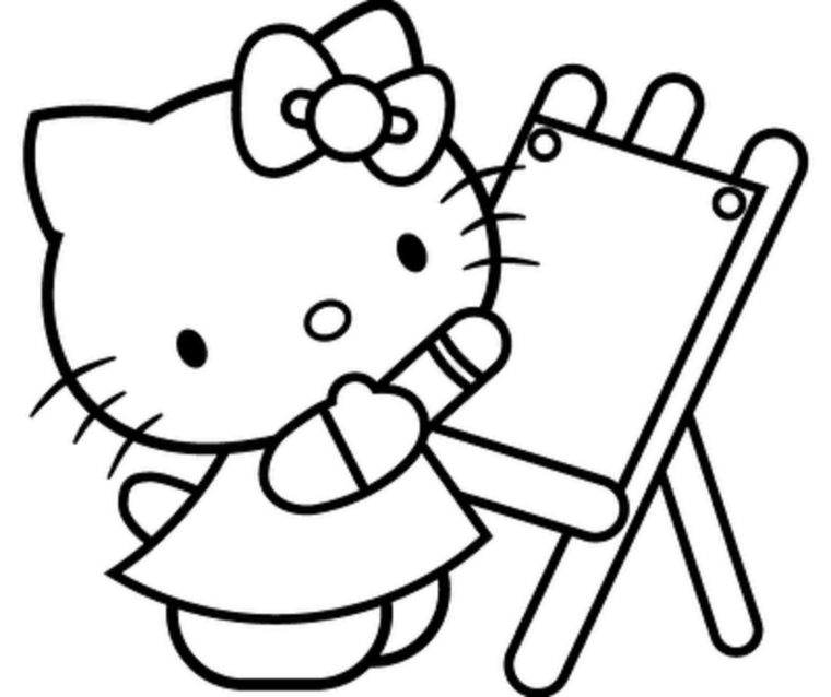 760x638 Kitty Clip Art