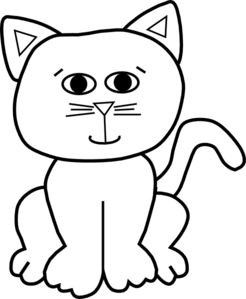 246x299 Cat Outline Clip Art