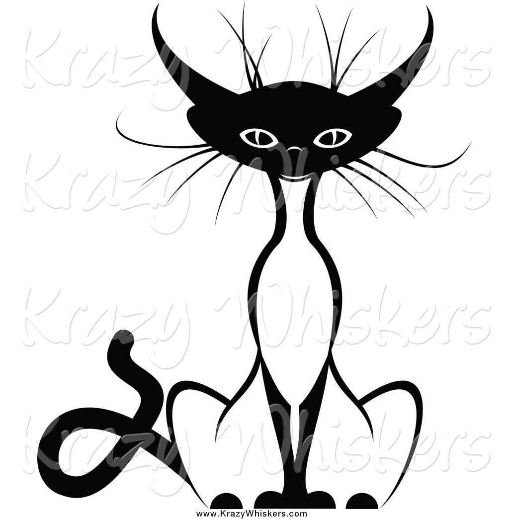 1024x1044 Siamese Cat Clipart Black And White