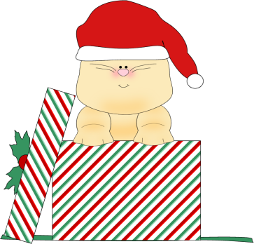 363x348 Christmas Cat Clip Art