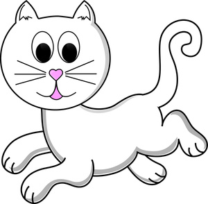 300x294 Cute Cat Clip Art Free Clipart Images Clipartcow