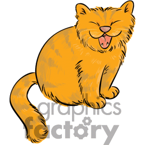 300x300 Yawn Clipart Cat
