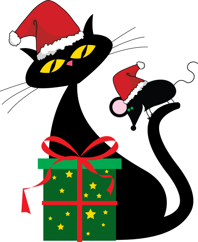 651x796 Cat Clip Art Santa Cliparts