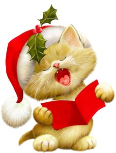 236x311 Cat Clipart Xmas