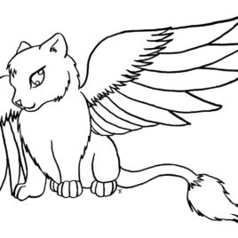 268x268 Cat Coloring Pages Free Printable Coloring Pages Angeldesign Cat