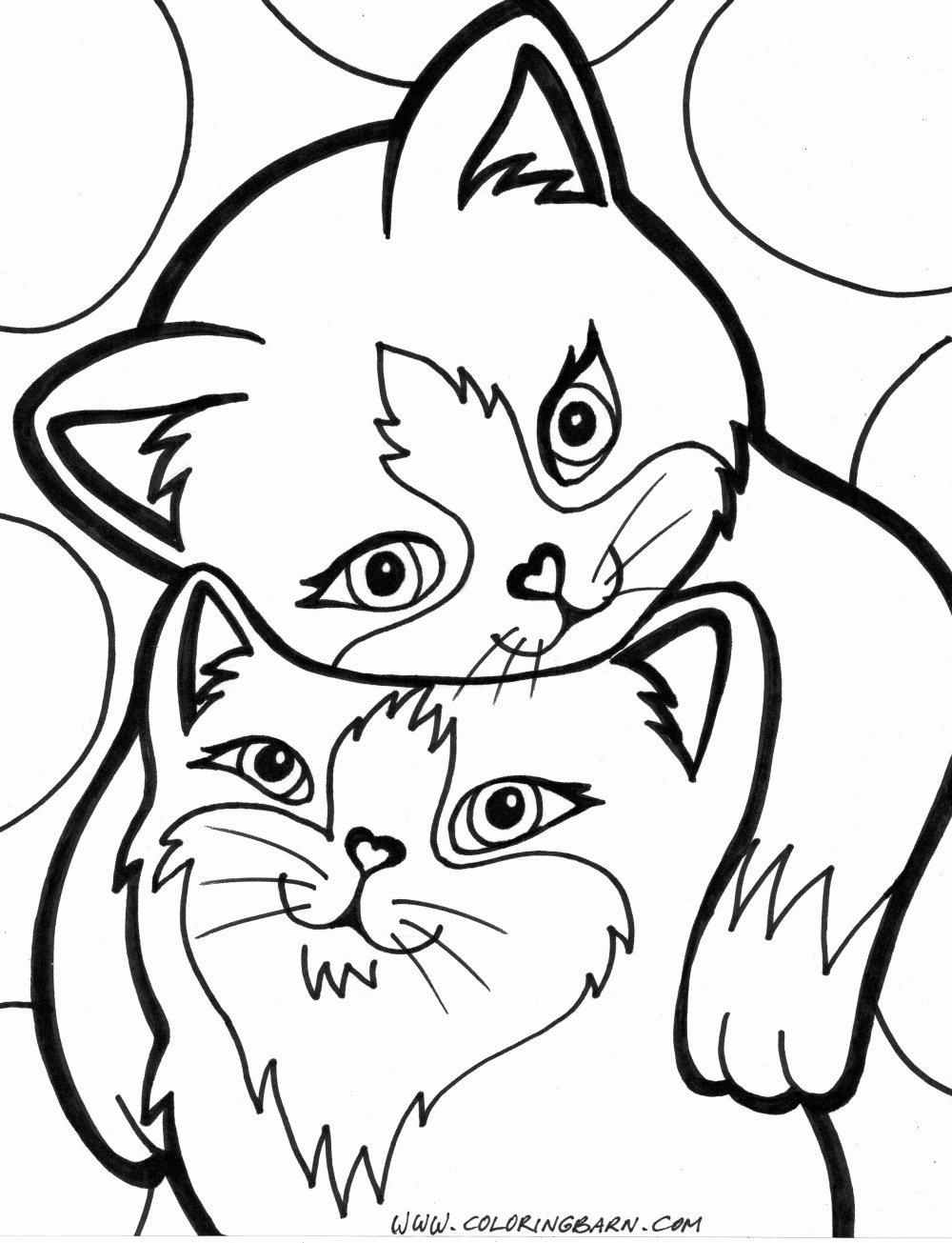 Cat Coloring Pages | Free download on ClipArtMag