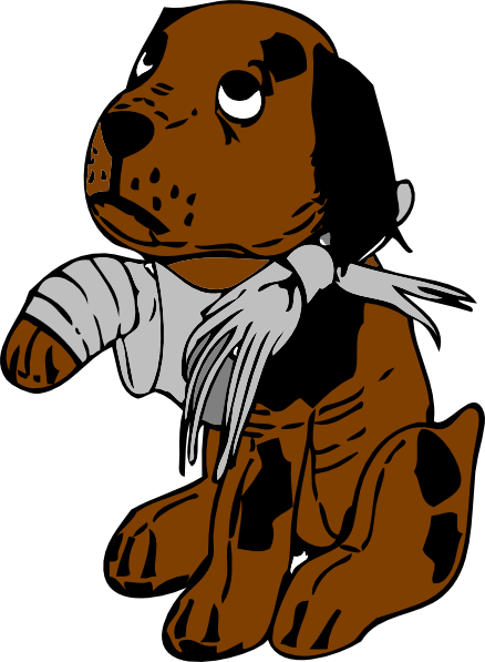 438x597 Cat Clipart Hurt