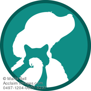 300x300 Of A Dog, Cat, Bird In A Clip Art Illustration
