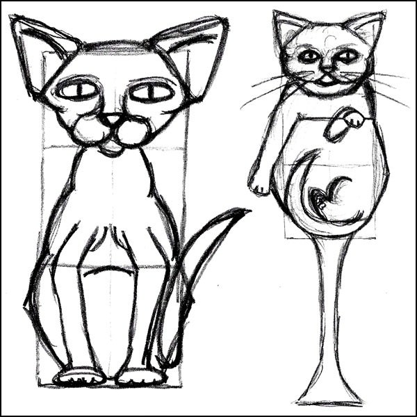 600x600 How To Draw A Cat