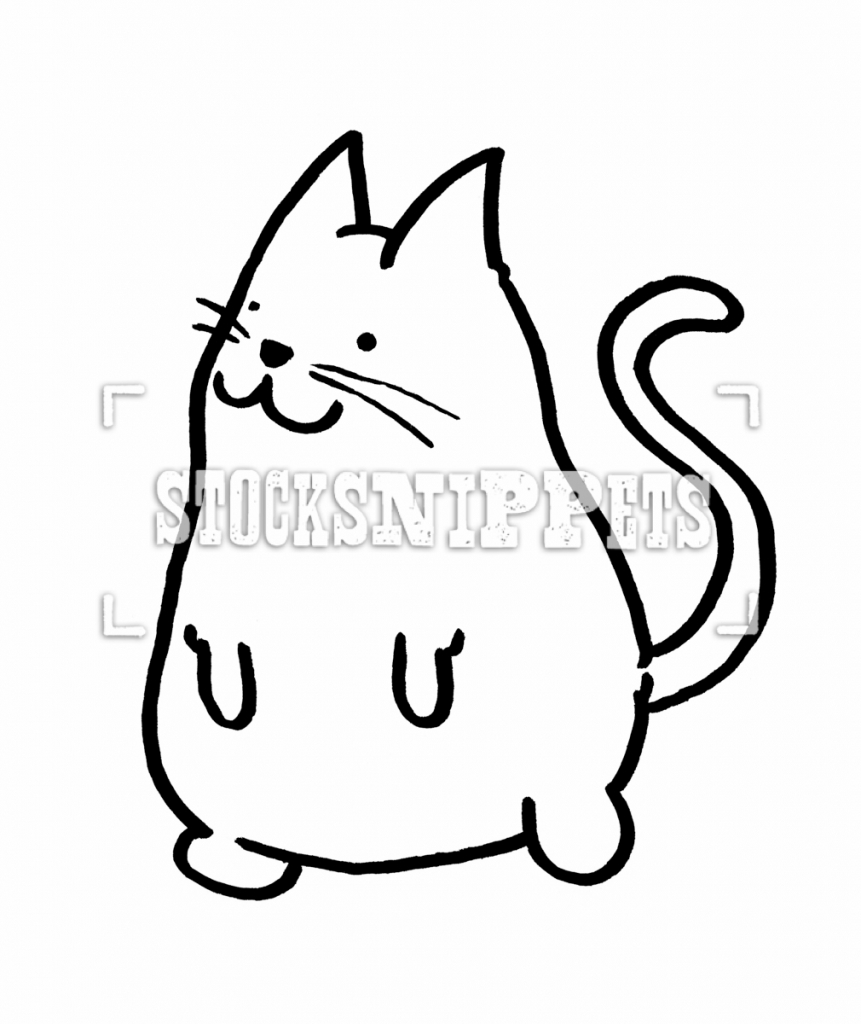 861x1024 Simple Cat Drawing Cute Cat Drawings Related Keywords Amp