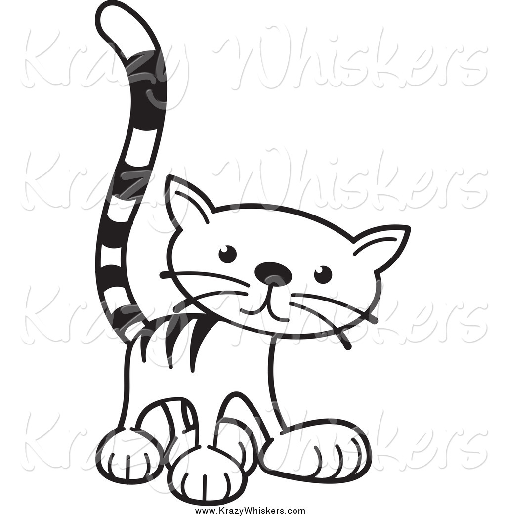 1024x1044 Tabby Cat Clipart Black And White