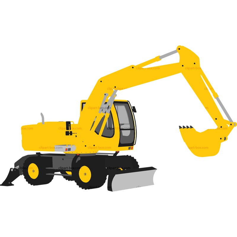 800x800 Clipart Excavator Royalty Free Vector Design Clipart