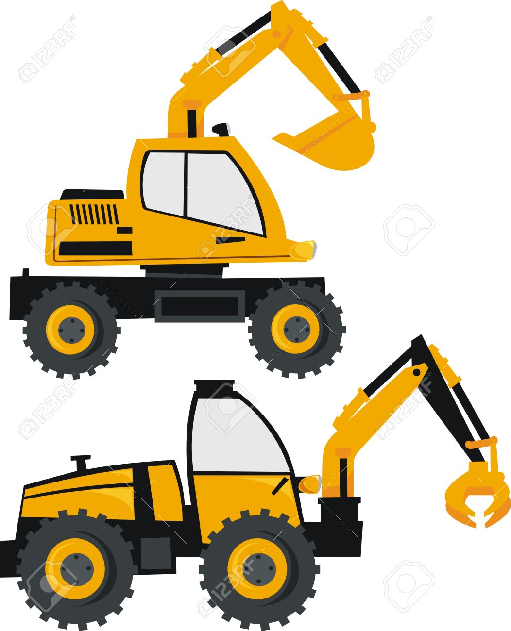 1052x1300 Cat Clipart Backhoe