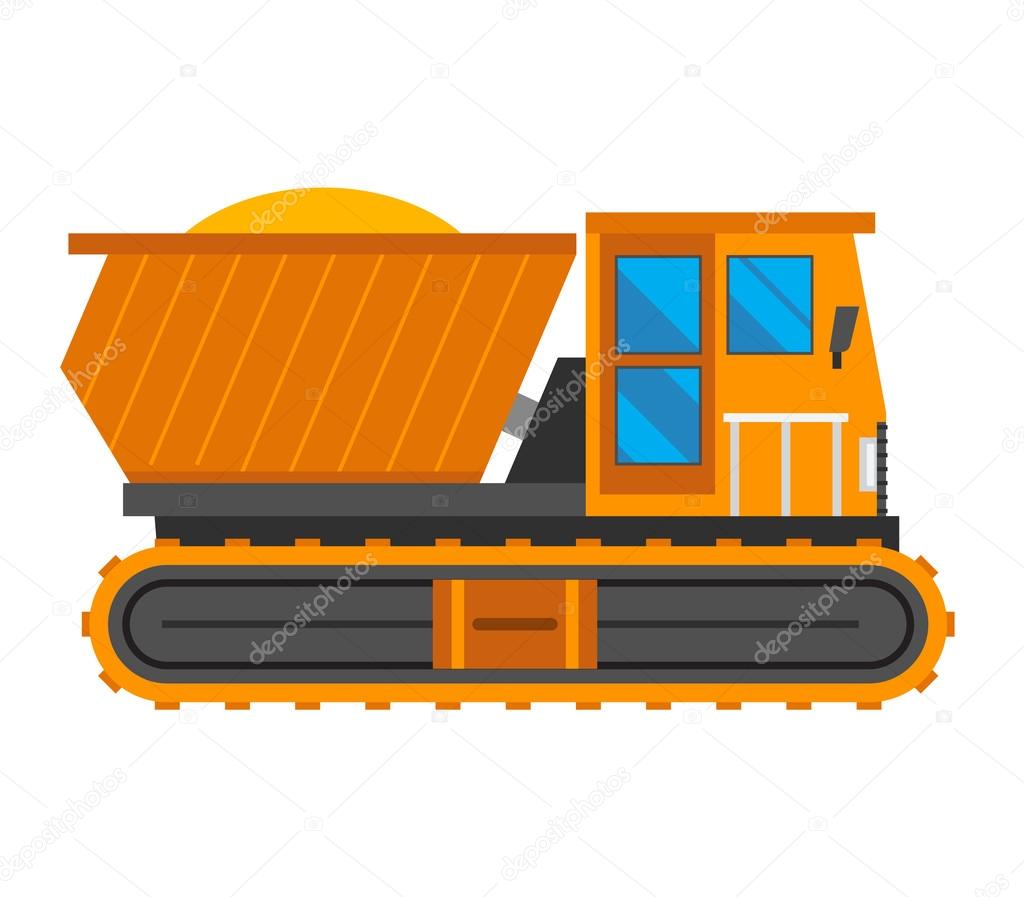 1024x897 Caterpillar Vehicle Tractor Vector Stock Vector Adekvat