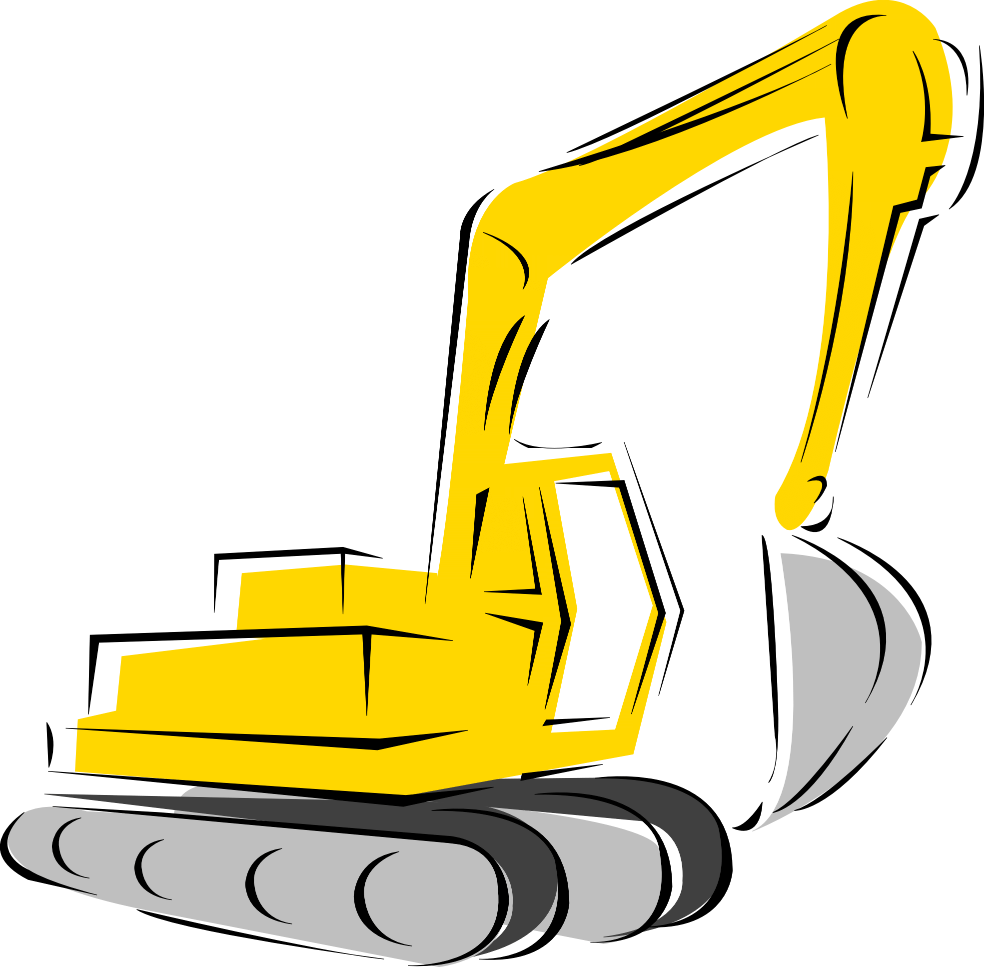 Cat Excavator Clipart | Free download on ClipArtMag