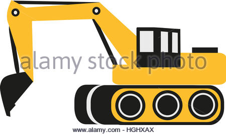 450x270 Excavator Symbol Stock Vector Art Amp Illustration, Vector Image