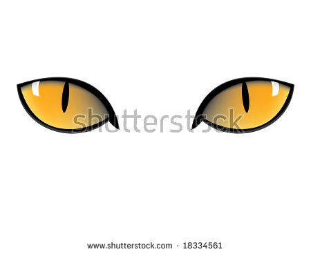 450x368 Free Clipart Of Cat Eyes